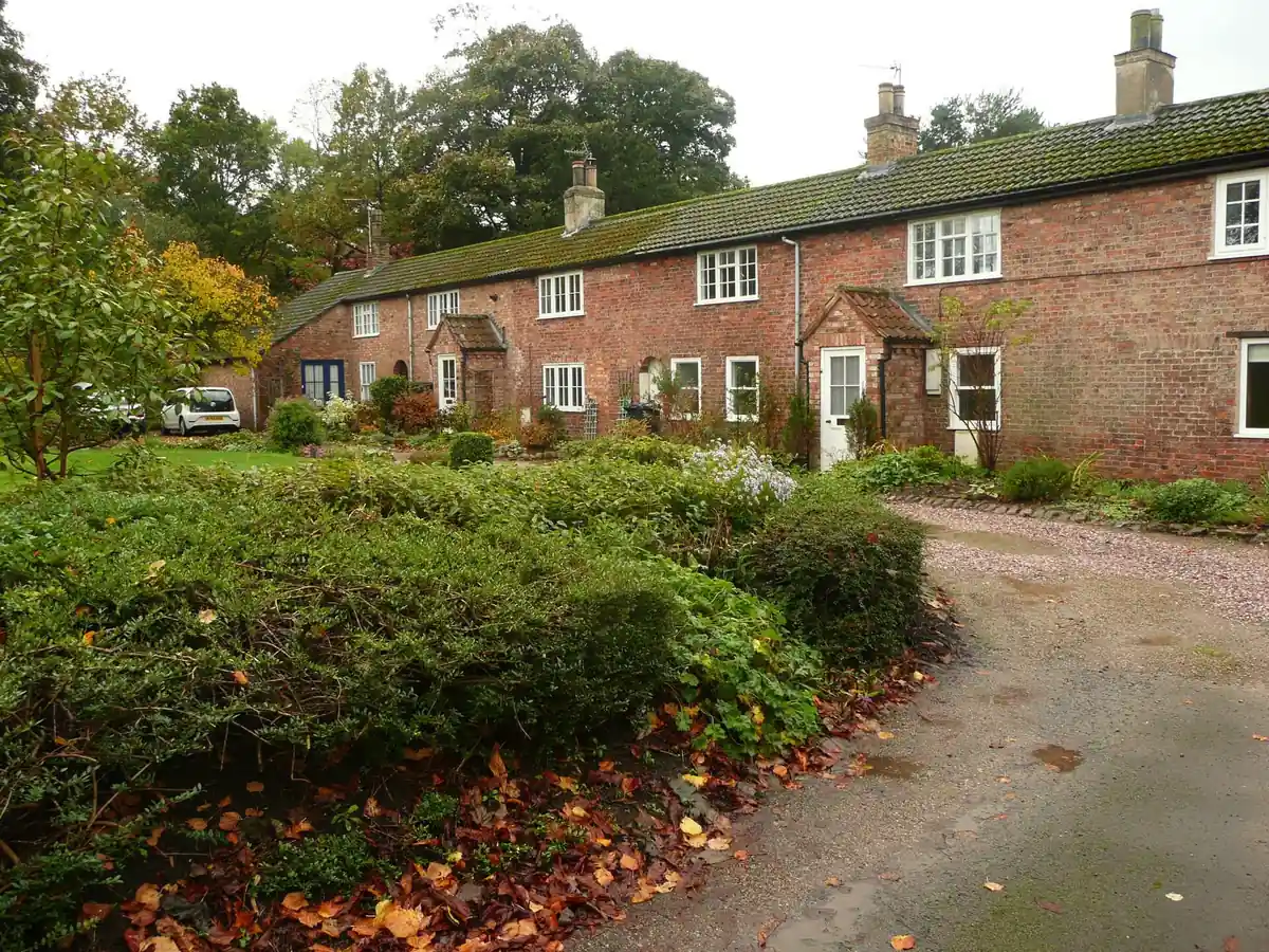Cottages at Ainderby Steeple, north-east of Bedale