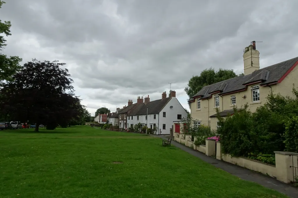 The green at Romanby, south of Morton-on-Swale